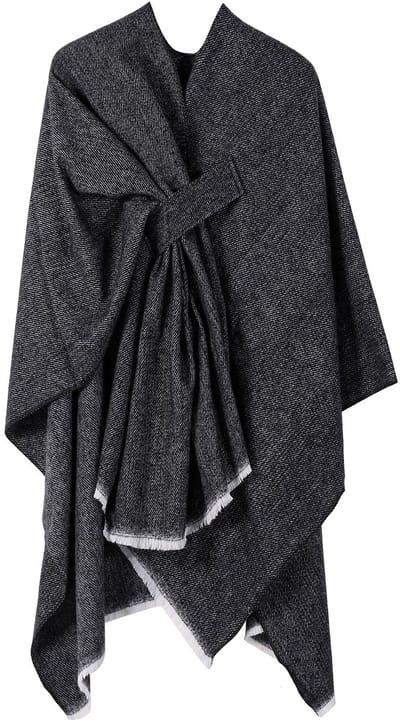 Damessjaals, elegante gebreide omslagdoeken, openvallende capes, sjaals, dekens, vesten en herfst-/winterjassen.