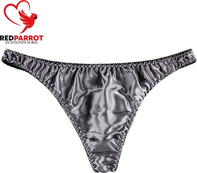 Satijnen slip Black edition - Heren - String voor mannen - Glimmende look - Erotisch mannenondergoed - Verleidelijke slip - Zwart