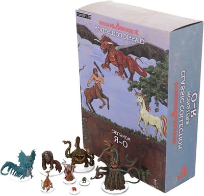 Miniaturen Set - Fantasie Figuren - Spel Verrijken - Voorgeschilderde Klassiekers - 11.4 inch - Blauw