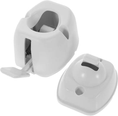 Deurhouder Trailer - Deurvanger RV - Deuren Open Houden - Verstelbaar Ontwerp - 8.3 x 5.3 x 4.9 cm - Wit