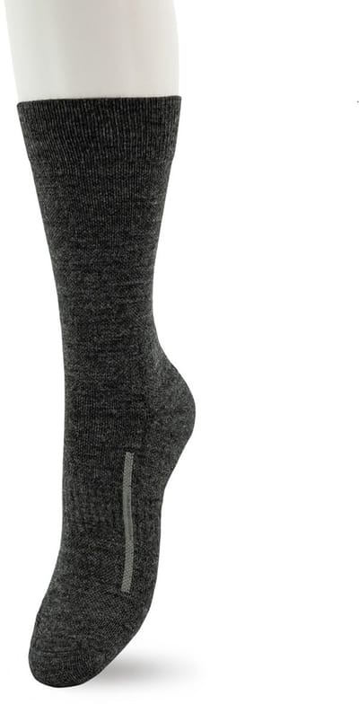 Bonnie Doon Wandel Sokken Merino Wol Antraciet Grijs Mele Dikke Dempende Zool Unisex maat 35/38 - Vochtregulerend - Dempende zool - Wandel Sokken - 70% merino Wol - Warme Sokken - Zomer Wandeling - Ademend - Antracite Heather - BW230001.105