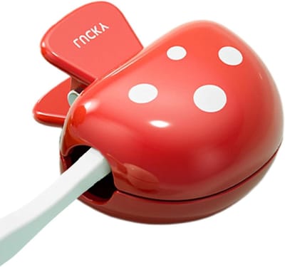 Tandenborstelkop hoes - Beschermhoesje hygiëne - Hygiënisch bewaren - Ventilatie paddestoel - 47 cm - Rood