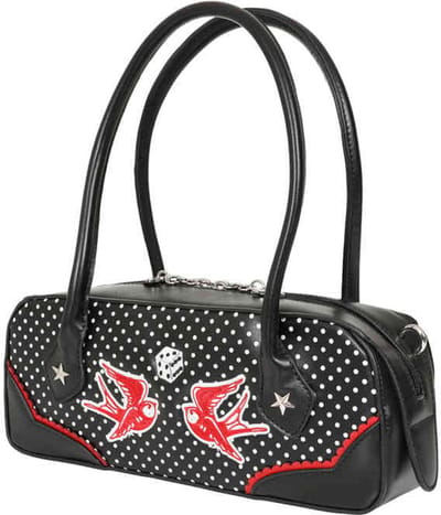 Banned - Viva Las Vegas Handtas - Zwart