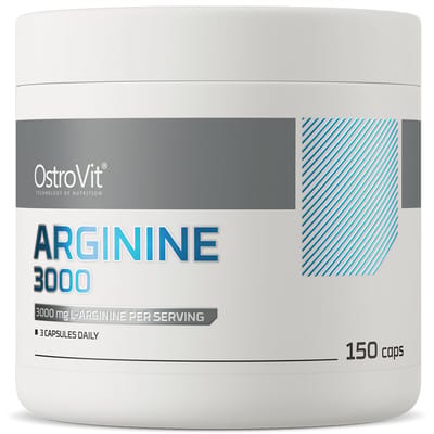 OstroVit - Arginine - 3000 mg - 150 capsules makkelijke te slikken - geconcentreerde dosis L-arginine - Zonder overbodige toevoegingen - semi-essentieel aminozuur