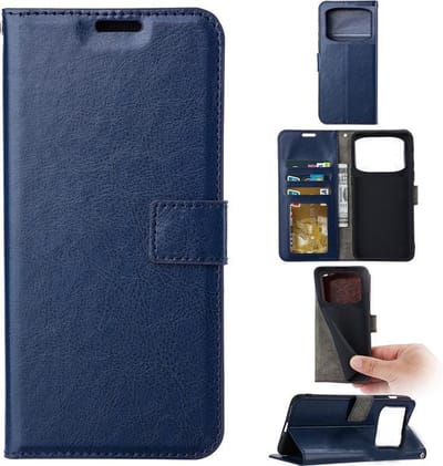 Portemonnee Book Case Hoesje Geschikt voor: Xiaomi Mi 11 Ultra - Blauw