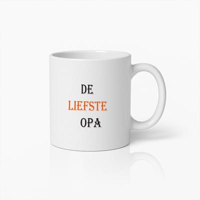 Lieve Opa Koffiemok - 'De Liefste Opa' – Hartverwarmende Keramische Beker Cadeau Voor Grootvaders