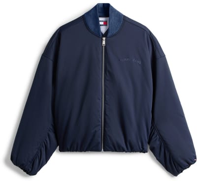 Tommy Jeans Jas Tjw Varsity Graphic Bomber Dw0dw22044 C1g Dark Night Navy Dames Maat - XS