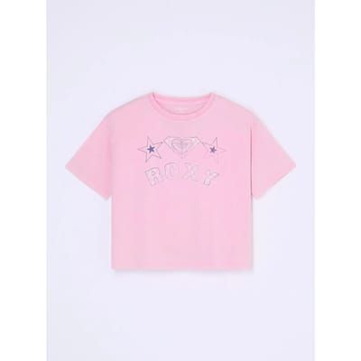 Roxy Daisyloose Seas T-shirt Met Korte Mouwen Roze 12 Years Meisje