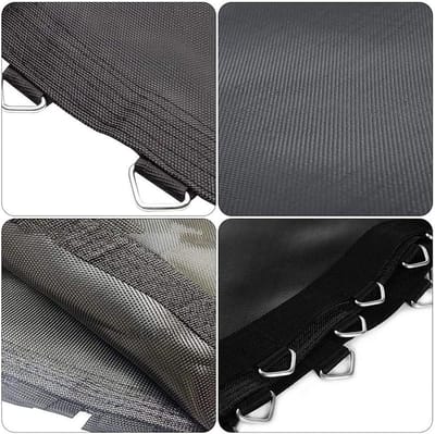 Trampoline Springmat - Vervangingsmat Trampoline - Trampoline Reparatie - Verstevigde Naden - 6ft 42 Gespen - Zwart