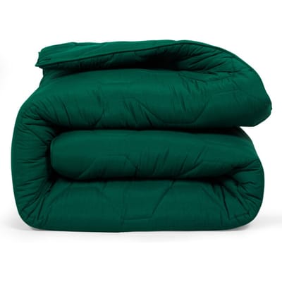 DoubleDry 2 in 1 Dekbed 200x200 - Tweepersoons wasbaar dekbed zonder overtrek - donker groen