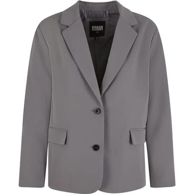 Urban Classics - Long Blazer - M - Grijs