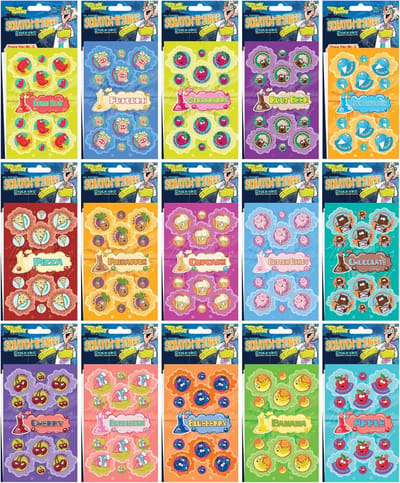 Kras en Snif Stickers met 405 Stuks Vrolijke Geuren voor Kinderen