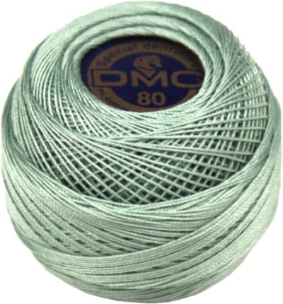 DMC Dentelles 927 licht oud blauw - Haakgaren / Breigaren