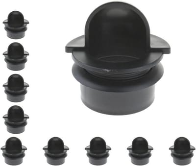 Tafelvoetbal Onderdeel - Reservebeker Set - Spel Reparatie - Universele Pasvorm - 10 Stuks - Zwart