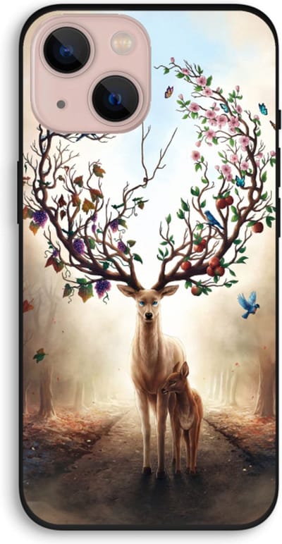 Case Company® - Hoesje geschikt voor iPhone 13 hoesje - Seasons Change - Biologisch Afbreekbaar Telefoonhoesje - Bescherming alle Kanten en Schermrand