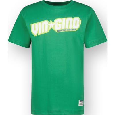 Vingino Basic-logo Cactus Green Maat: 16 | T-Shirts Outlet | Unisex | Groen