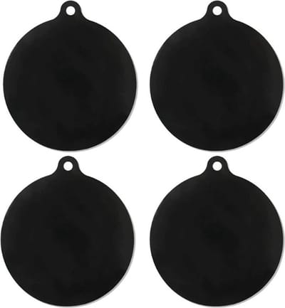 Actie4you® - Inductie Beschermer - 22CM - Pannenonderzetter - Bestendig tot 240 ºC - Siliconen - 4 Stuks - Zwart