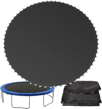 Trampoline Springmat - Vervangend Doek - Buiten Spelen - UV-Beschermende Coating - 6ft Diameter - Zwart