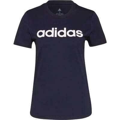 adidas Sportswear LOUNGEWEAR Essentials Slim Logo T-shirt - Dames - Blauw- S