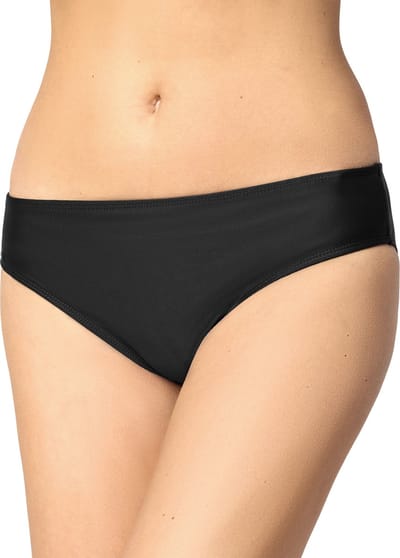 Merry Style Dames Zwembroek - Bikinibroekje - Elastische tailleband - Polyamide & Elastaan – Zwart (9240) – 36 - MS-VR-Brief-1