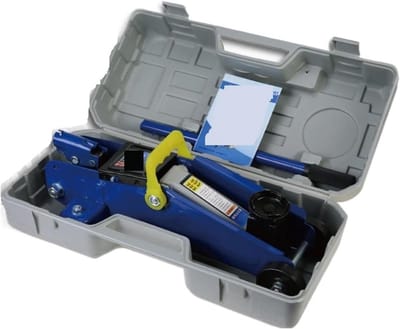 Hydraulische Krik - Vloerkrik Auto - Voertuig Onderhoud - Veiligheidsventiel - 15 Ton - Zwart