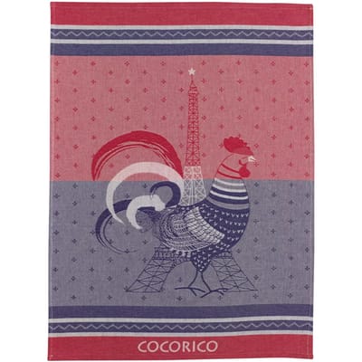 Theedoek Winkler Jacquard Cocorico