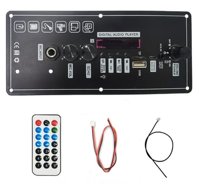 Jhubersproducts - Bluetooth Audio Versterker - Draadloze MP3 Speaker - FM en Karaoke Functie - 15W Vermogen - Krachtig Geluid - Ideaal voor Feestjes -