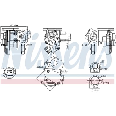 EGR-klep NISSENS 98236