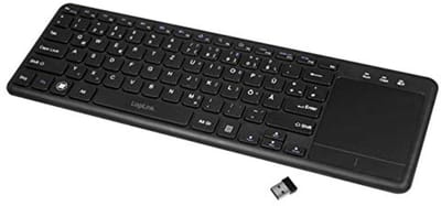 Draadloos toetsenbord met touchpad en multimedia functietoetsen voor PC, Mac, Smart TV en Android Box
