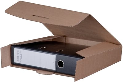 SMARTBOXPRO ordner-verzenddoos, bruin, (B)50 - 80 mm