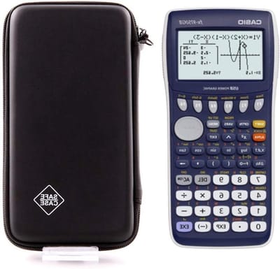 Grafische Rekenmachine - Wetenschappelijke Calculator - Complexe Berekeningen - Intuïtieve Iconen Menu - 8 Regels Display - Zwart