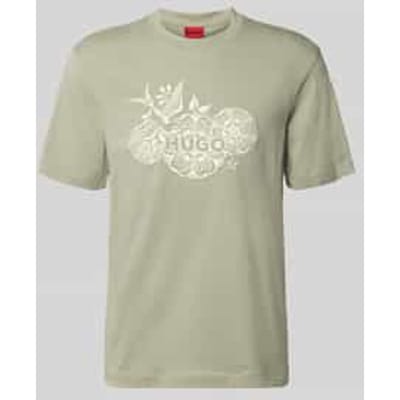 regular fit T-shirt van puur katoen model 'DANGEN'