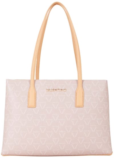 VALENTINO Shopper Handtas Lady Re Shopping Bag Natur / Multicolor Taupe
