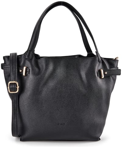Gabor schoudertas shopper Astea Zip Shopper Black zwart