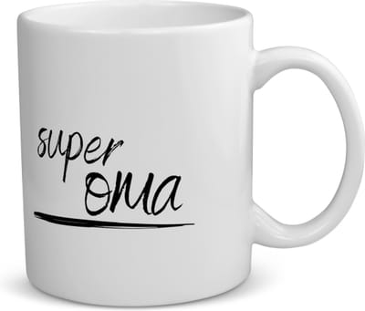Akyol - super oma koffiemok - theemok - Oma - de beste oma - verjaardagscadeau - verjaardag - cadeau - cadeautje voor oma - oma artikelen - kado - geschenk - gift - 350 ML inhoud