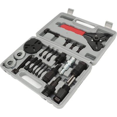 23 STUKS Automotive Compressor Koppeling Naaf Verwijderaar Kit Legeringsstaal voor 510 508 507 709 32C 25C 17C gray