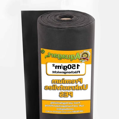 Onkruid Fleece - Worteldoek Gronddoek - Tuin Onderhoud - UV Bestendig - 160 m² - Zwart