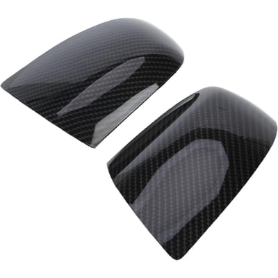 Paar Achteruitkijkspiegelkappen Carbon Fiber Stijl 1429849 Vervanging voor Ford Focus 2005-2007 black
