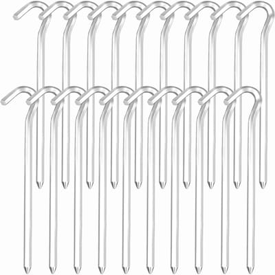 Dailygoods- Tentharingen 20 Stuks - Stormvast - Aluminium - Roestbestendig - Ideaal voor Camping - Hoogwaardige Kwaliteit - Kampeernagels