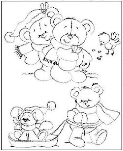 Marianne Design - Clearstamp - Beary Sweet - Winter - SFUN0007