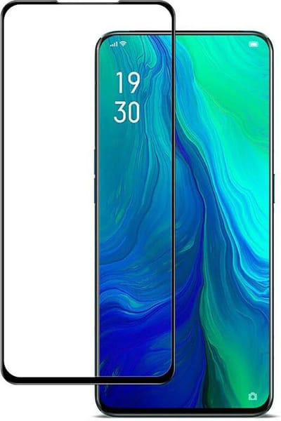 Screenprotector - Geschikt voor OPPO Reno 2 - Full Cover - Beschermglas - Gehard Glas - Tempered Glass - Screen Protector