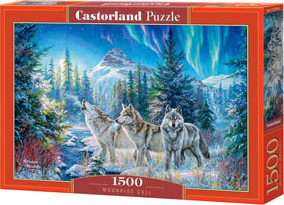 Castorland Moonrise Call – Puzzel – 1.500 stukjes – Satijnen afwerking – Perfecte pasvorm – Europese kwaliteit