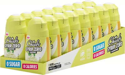 Chiefs Syrup Zero (16x65ml) Elderflower - Functionele voeding - Smaakstoffen/zoetstoffen