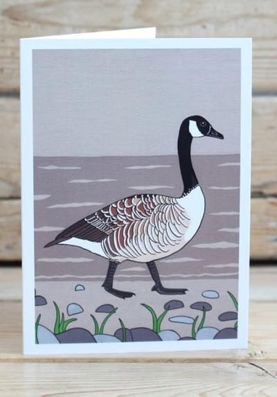 Kaart Canadese Gans 12,5x17,5cm