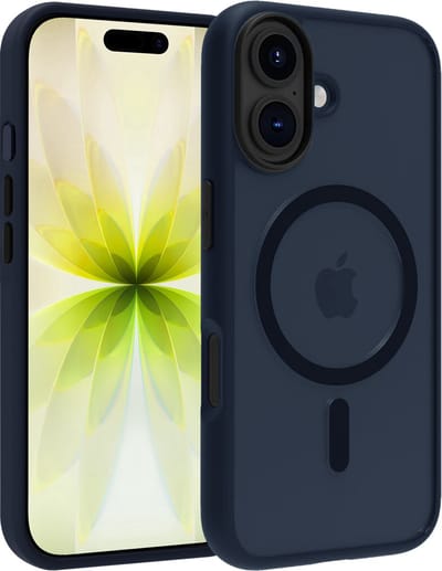 Hoesje - Geschikt voor Apple iPhone 17 - Magsafe Compatible - Sterk & Shockproof - Back Cover - Shock Proof Case - Telefoon Hoes Shockproof - Telefoonhoesjes - Donkerblauw