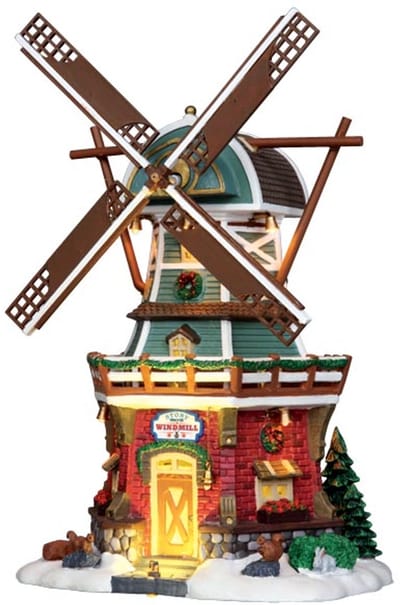 Lemax - Stony Brook Windmill - With 4.5V Adaptor