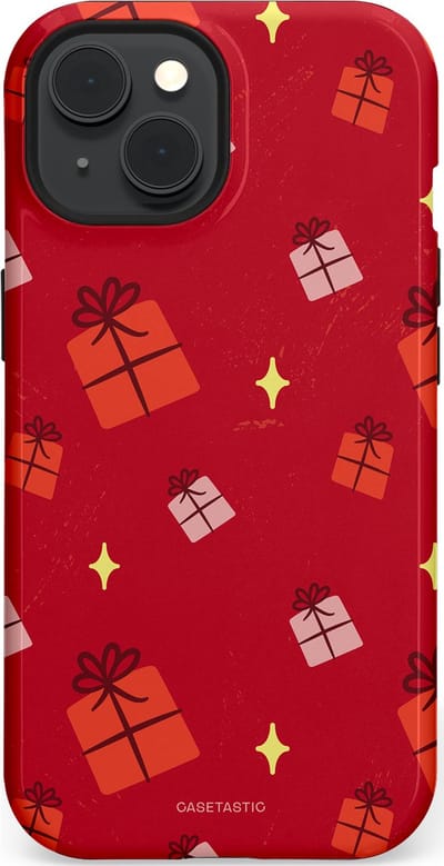 Casetastic hoesje geschikt voor Apple iPhone 15 - MagSafe - Dubbellaagse bescherming - Rode Sinterkerst Cadeaus - Fashion Case - Rood