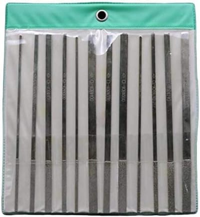 Naaldvijl Set - Diamantvijlen Conisch - Metaal Bewerken - Hoge Kwaliteit Diamant - 180 mm Lengte - Zilver