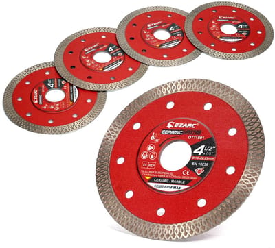 Diamant Doorslijpschijven - Snijschijven Metaal - Snel Materiaal Zagen - Extra Dun Design - 115 mm - Grijs