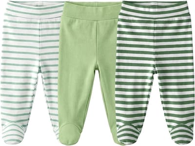 Baby Wrap Bodysuit Set van 3 Stuks met Mouwloze Wrap en Pompbroek met Voetjes, Katoenen Set voor Pasgeborenen 0-12 Maanden